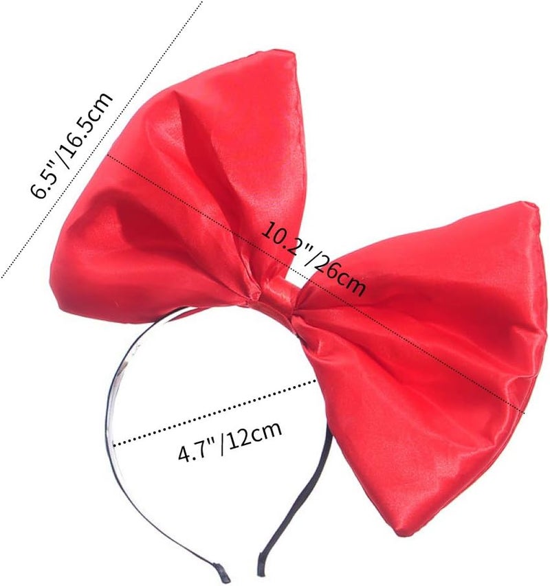 BUTITNOW BUYITNOW Women Huge Bow Headband Cute Bowknot Hair Hoop for Halloween Cosplay - Image 3